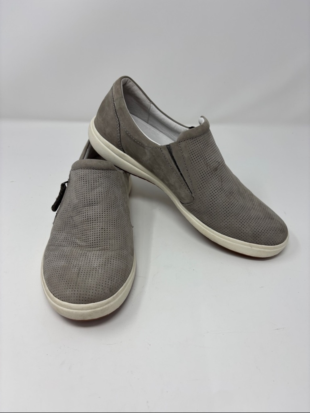 Josef Seibel | Slip-On Suede Casual Sneakers in Gray 38